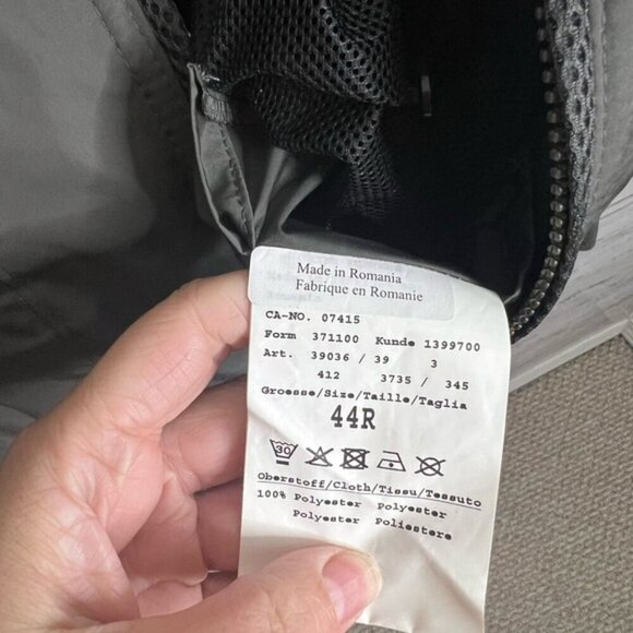 Bugatti Mens Full Zip Windbreaker Jacket Size 44 R - Picture 6 of 8